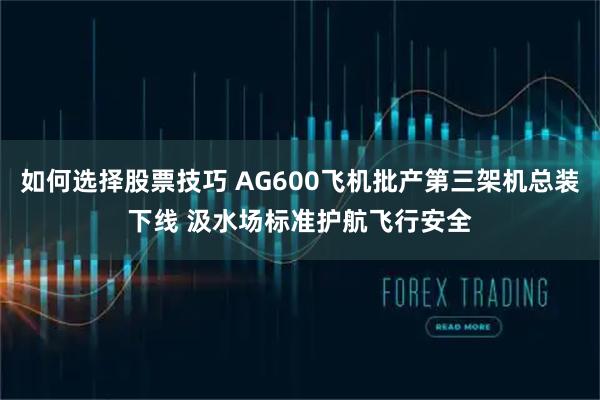 如何选择股票技巧 AG600飞机批产第三架机总装下线 汲水场标准护航飞行安全
