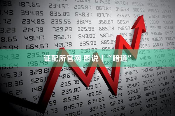 证配所官网 图说丨“暗道”