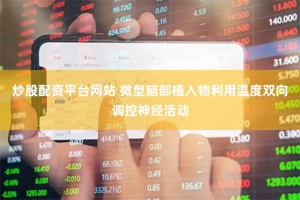 炒股配资平台网站 微型脑部植入物利用温度双向调控神经活动